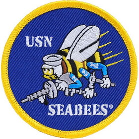 Eagle Emblems PM1224 Patch-Usn, Seabees (3")