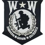 Eagle Emblems PM1318 Patch-Wounded Warrior (4-1/4