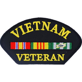 Eagle Emblems PM1340 Patch-Viet,Hat,Veteran (5-1/4"x3")