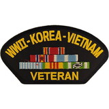 Eagle Emblems PM1341 Patch-Wwii, Korea & Viet. (3
