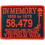 Eagle Emblems PM1345 Patch-Vietnam, In Memory (Red/Blk) (3"X4")