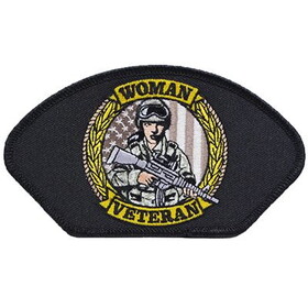 Eagle Emblems PM1346 Patch-Woman Veteran,Bdu (5-1/4"x3")