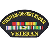 Eagle Emblems PM1349 Patch-Viet, Hat, Veteran Vietnam & Desert Storm (3