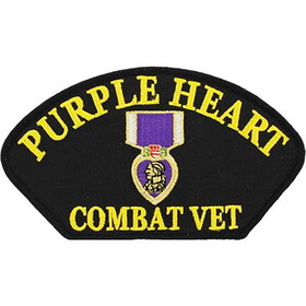 Eagle Emblems PM1350 Patch-Hat,Purple Heart (5-1/4"x3")
