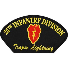 Eagle Emblems PM1351 Patch-Army,Hat,025Th Inf DIV., (5-1/4"x3")
