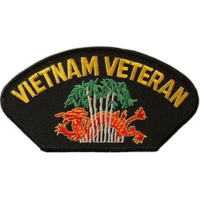 Eagle Emblems PM1355 Patch-Viet,Hat,Veteran (5-1/4"x3")