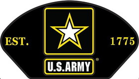 Eagle Emblems PM1356 Patch-Army,Hat,Logo (5-1/4"x3")