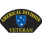 Eagle Emblems PM1365 Patch-Army, Hat, Americal Div.Vet. (3