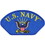 Eagle Emblems PM1376 Patch-Usn,Hat,Logo (5-1/4"x3")