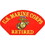 Eagle Emblems PM1384 Patch-Usmc, Hat, Retired, Rd (3"X5-1/4")