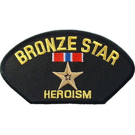 Eagle Emblems PM1397 Patch-Hat,Bronze Star (5-1/4"x3")