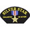 Eagle Emblems PM1398 Patch-Hat,Silver Star (5-1/4"x3")