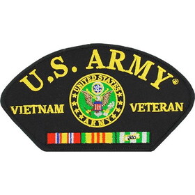 Eagle Emblems PM1403 Patch-Viet, Hat, Army, Vet (3"X5-1/4")