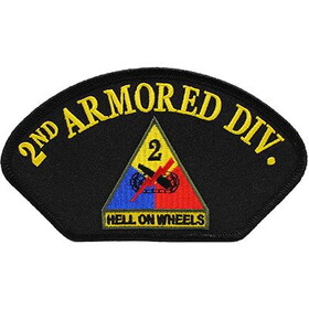 Eagle Emblems PM1405 Patch-Army,Hat,002Nd Arm (5-1/4"x3")