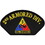 Eagle Emblems PM1405 Patch-Army, Hat, 002Nd Arm (3"X5-1/4")