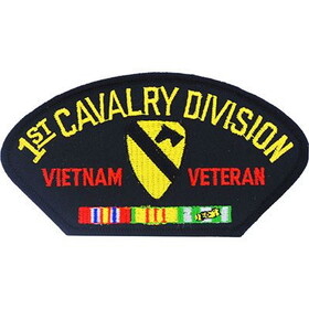 Eagle Emblems PM1407 Patch-Viet,Hat,Army,001St Cav CAV., (5-1/4"x3")