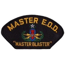 Eagle Emblems PM1437 Patch-Hat, Master Eod (3"X5-1/4")