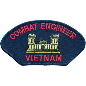 Eagle Emblems PM1439 Patch-Viet,Hat,Combat Eng (5-1/4"x3")