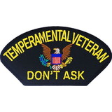 Eagle Emblems PM1444 Patch-Fun, Temperamental Veteran (3