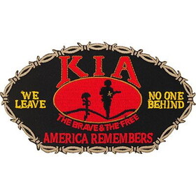 Eagle Emblems PM1450 Patch-Kia,Hat,America Remember (5-1/4"x3")