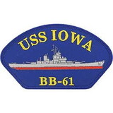 Eagle Emblems PM1458 Patch-Uss, Iowa (3