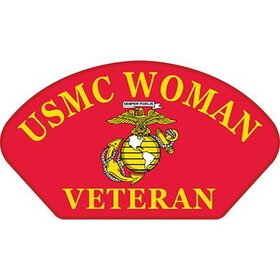 Eagle Emblems PM1478 Patch-Usmc Woman Veteran (5-1/4"x3")