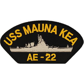 Eagle Emblems PM1525 Patch-Uss,Mauna Kea (5-1/4"x3")