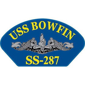 Eagle Emblems PM1527 Patch-Uss,Bowfin (5-1/4"x3")
