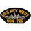 Eagle Emblems PM1553 Patch-Uss,Key West (5-1/4"x3")