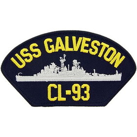 Eagle Emblems PM1559 Patch-Uss,Galveston (5-1/4"x3")