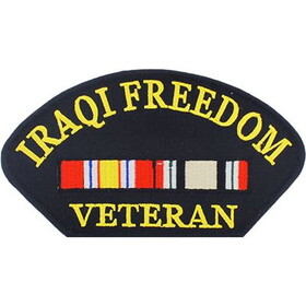 Eagle Emblems PM1675 Patch-Iraqi,Hat,Veteran (5-1/4"x3")