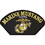 Eagle Emblems PM1686 Patch-Usmc, Hat, Mustang, Bk (3"X5-1/4")
