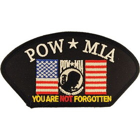 Eagle Emblems PM1694 Patch-Pow*Mia,Hat,Usa (5-1/4"x3")