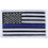 Eagle Emblems PM3012V Patch-Pol,Blue Line,Flag (Velcro), (3-3/8"x2")