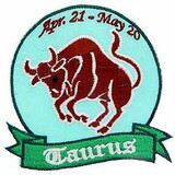Eagle Emblems PM3028 Patch-Sign, Taurus (3-1/4