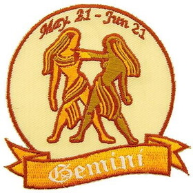 Eagle Emblems PM3029 Patch-Sign,Gemini (3-1/4")