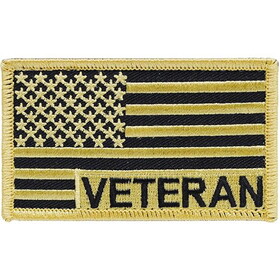 Eagle Emblems PM3054V Patch-Flag, Usa, Desert Vet (L), (Velcro)