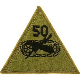 Eagle Emblems PM3073 Patch-Army,050Th Arm.Div. (SUBDUED), (3-5/8" Wide)