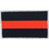 Eagle Emblems PM3098 Patch-Fire, Red Line, Honor