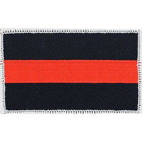 Eagle Emblems PM3098 Patch-Fire,Red Line,Honor (3-3/8"x2")