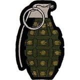 Eagle Emblems PM3102 Patch-Hand Grenade (4