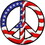 Eagle Emblems PM3103 Patch-Usa, Peace Sign (3")