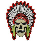 Eagle Emblems PM3118 Patch-Skull, Chief (3-1/4