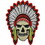 Eagle Emblems PM3118 Patch-Skull, Chief (3-1/4")