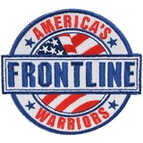 Eagle Emblems PM3125 Patch-Frontline Warriors (Iron-On), (3-1/4