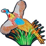 Eagle Emblems PM3147 Patch-Pheasant,Flying (3-1/2