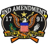 Eagle Emblems PM3151 Patch-2Nd Amendment, 1791 (3-1/4