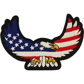 Eagle Emblems PM3159 Patch-Usa,Eagle,R-W-B (4")