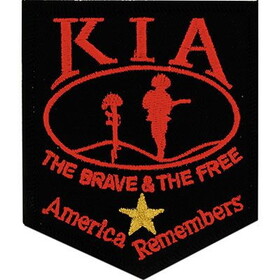 Eagle Emblems PM3170 Patch-Kia America Remembers (3-3/8")