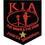 Eagle Emblems PM3170 Patch-Kia America Rememb. (Gold Star Honor) (3-3/8")